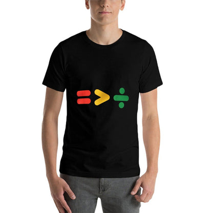 Juneteenth Equality Is Greater Than Division Afro  Stretchy T-Shirt