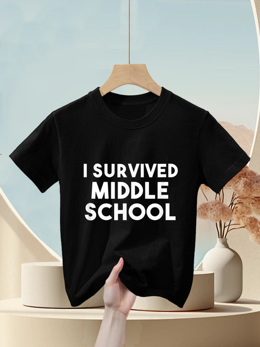Funny Middle School Graduation Gift Eighth 8th Grade Kids T-Shirt