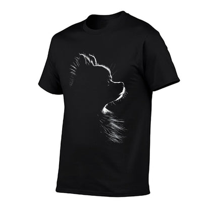 Retro Pomeranian Silhouette T-Shirt