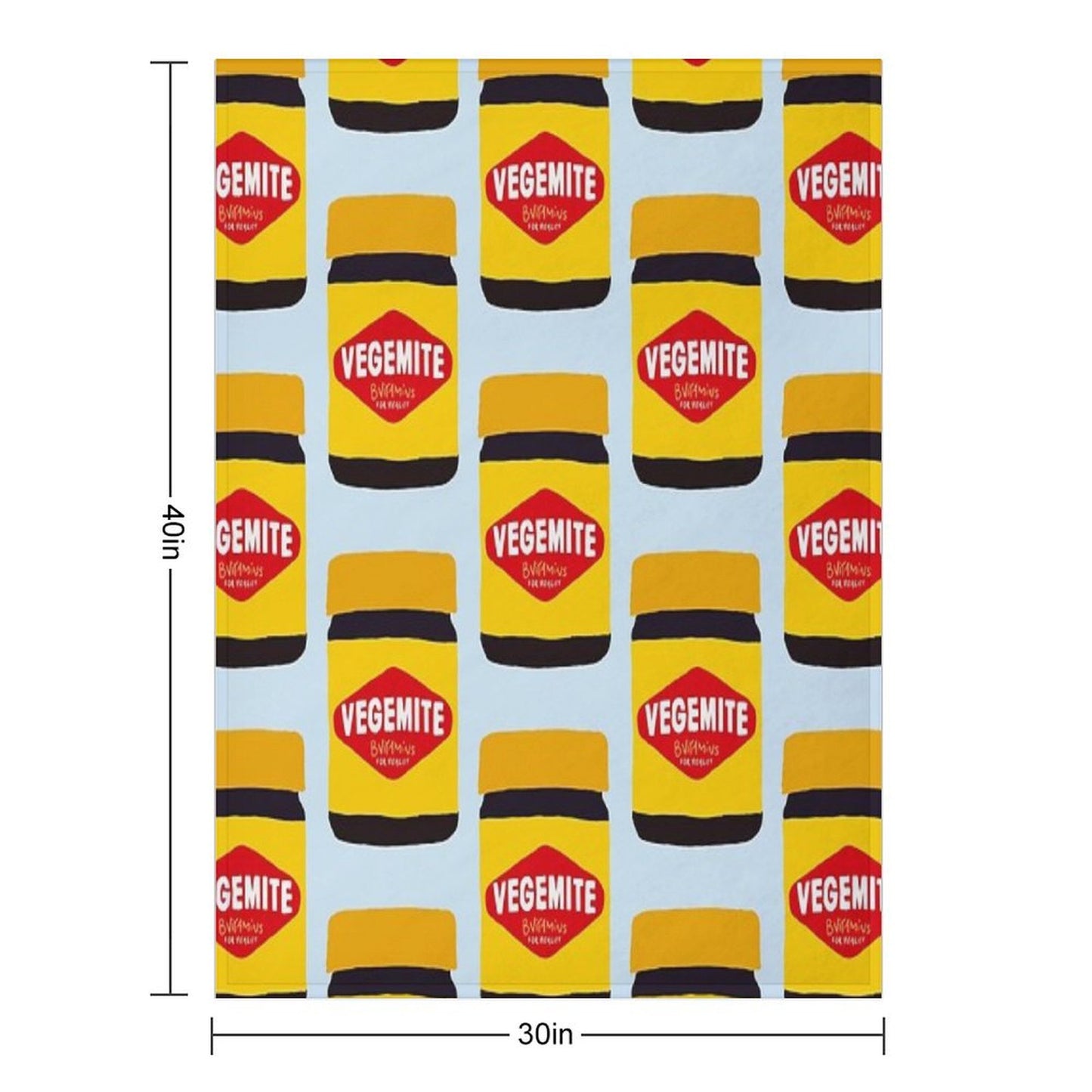Vegemite Throw Blanket