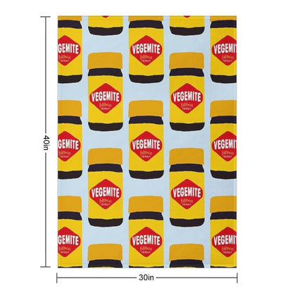 Vegemite Throw Blanket