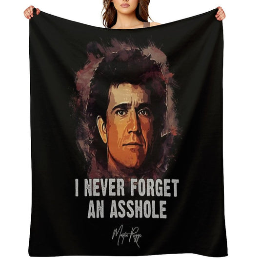Mel Gibson As Martin Riggs Throw Blanket