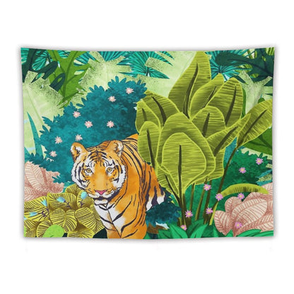 Jungle Tiger Tapestry