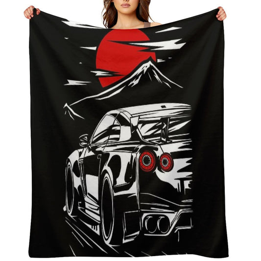 Nissan GT-R Nismo Haruna Throw Blanket
