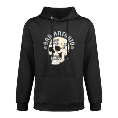 NBA San Antonio Spurs Halloween Floral Skull Shape Retention Hoodie