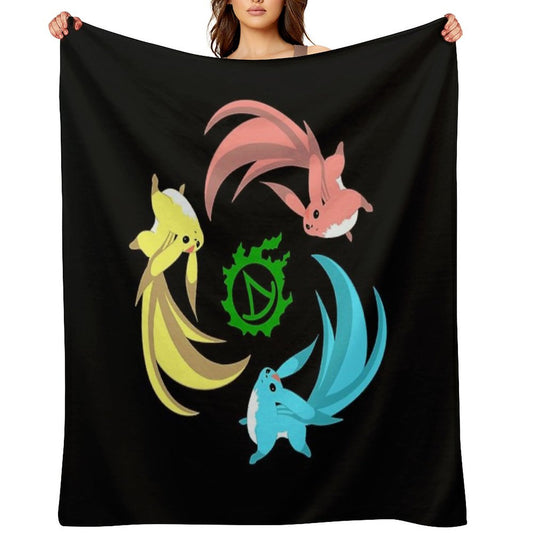 FFXIV Summoner - Carbuncles Throw Blanket
