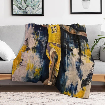 Lebron Dunk Throw Blanket