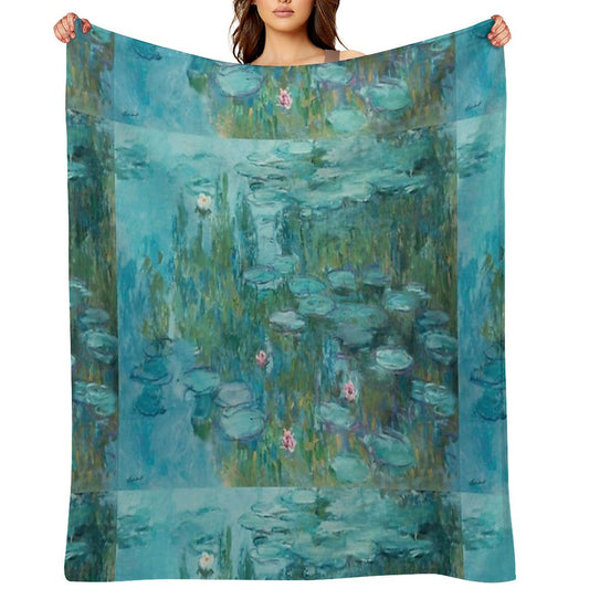 Claude Monet – Nymphéas – Water Lilies Throw Blanket