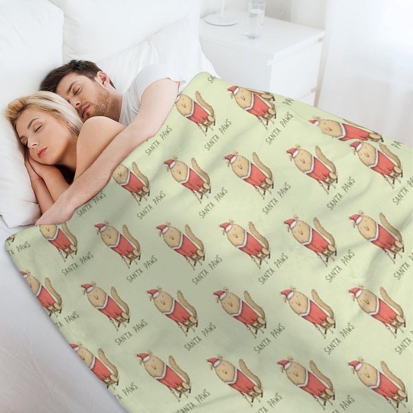 Santa Paws Throw Blanket