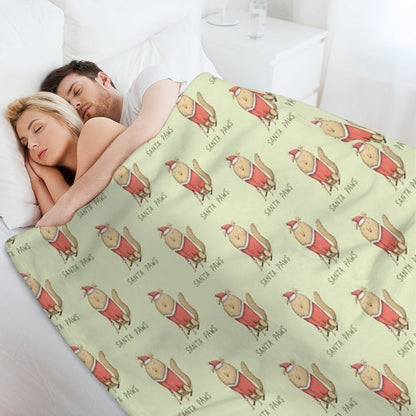 Santa Paws Throw Blanket