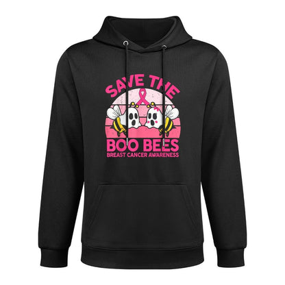 Save The Boobees Boo Bees Breast Cancer Halloween Women Easy Care Hoodie