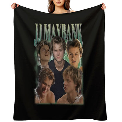 Retro JJ Maybank Vintage Bootleg 90s Style Throw Blanket