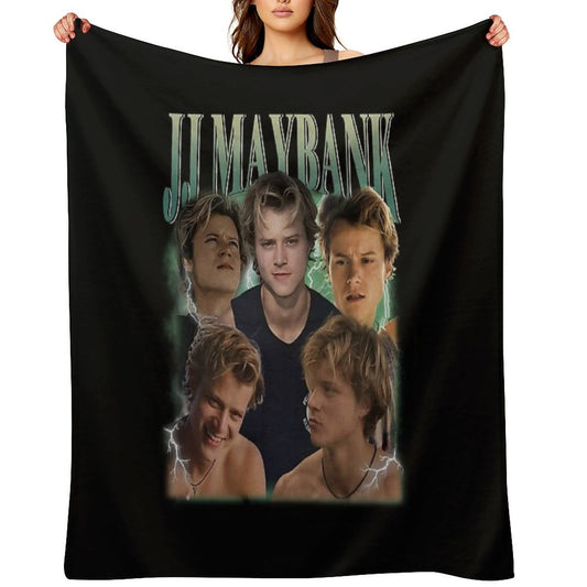 Retro JJ Maybank Vintage Bootleg 90s Style Throw Blanket