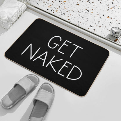Get Naked Black Bath Mat