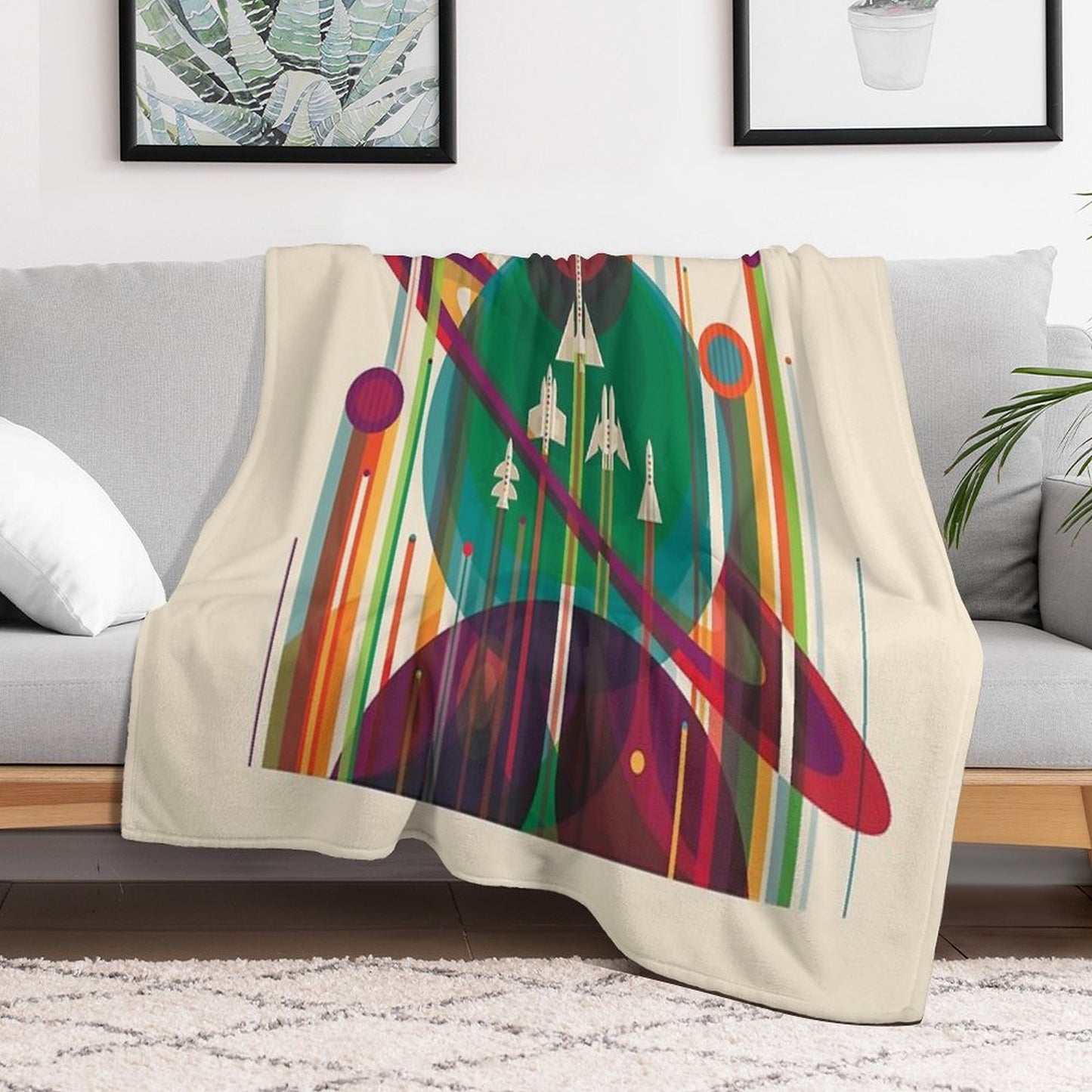 NASA JPL Space Tourism A Once in A Lifetime Getaway Throw Blanket