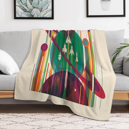NASA JPL Space Tourism A Once in A Lifetime Getaway Throw Blanket