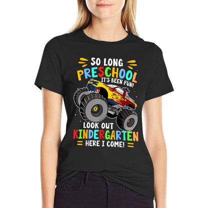 So Long Preschool Graduation Monster Truck T-Shirt