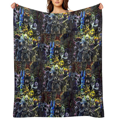 FNAF - The Night Shift Throw Blanket