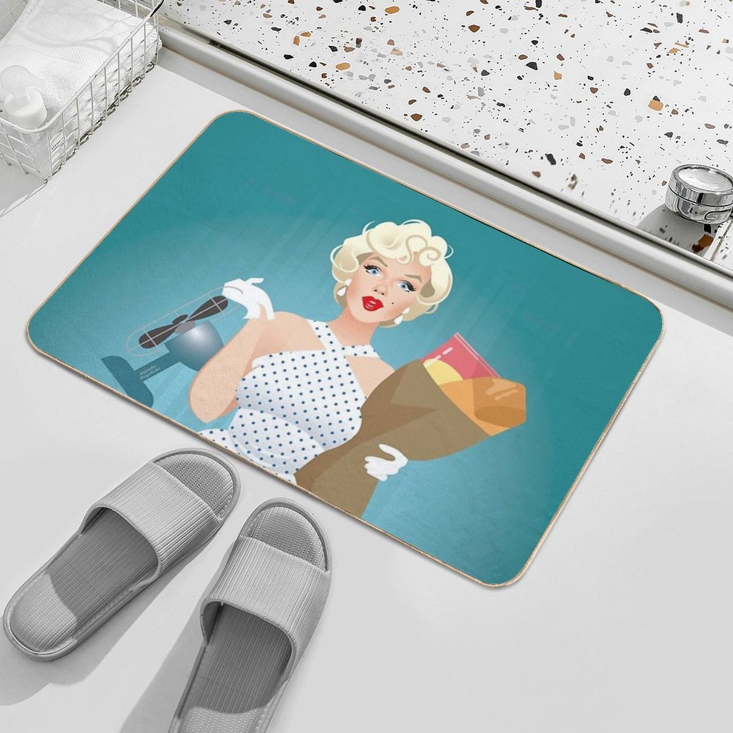 The Girl Bath Mat