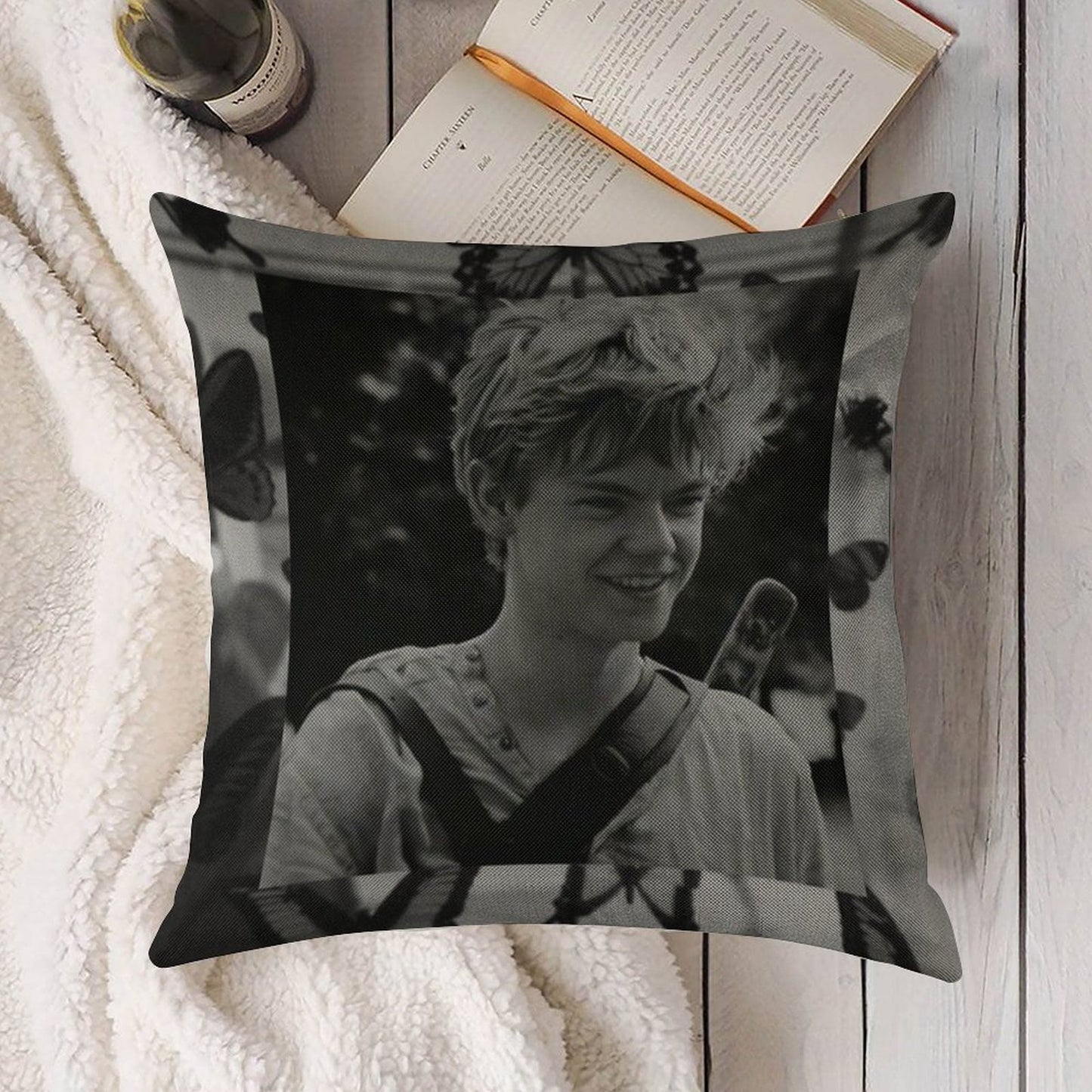 The Maze Runner Newt Blanket Linen Throw Pillow Cover