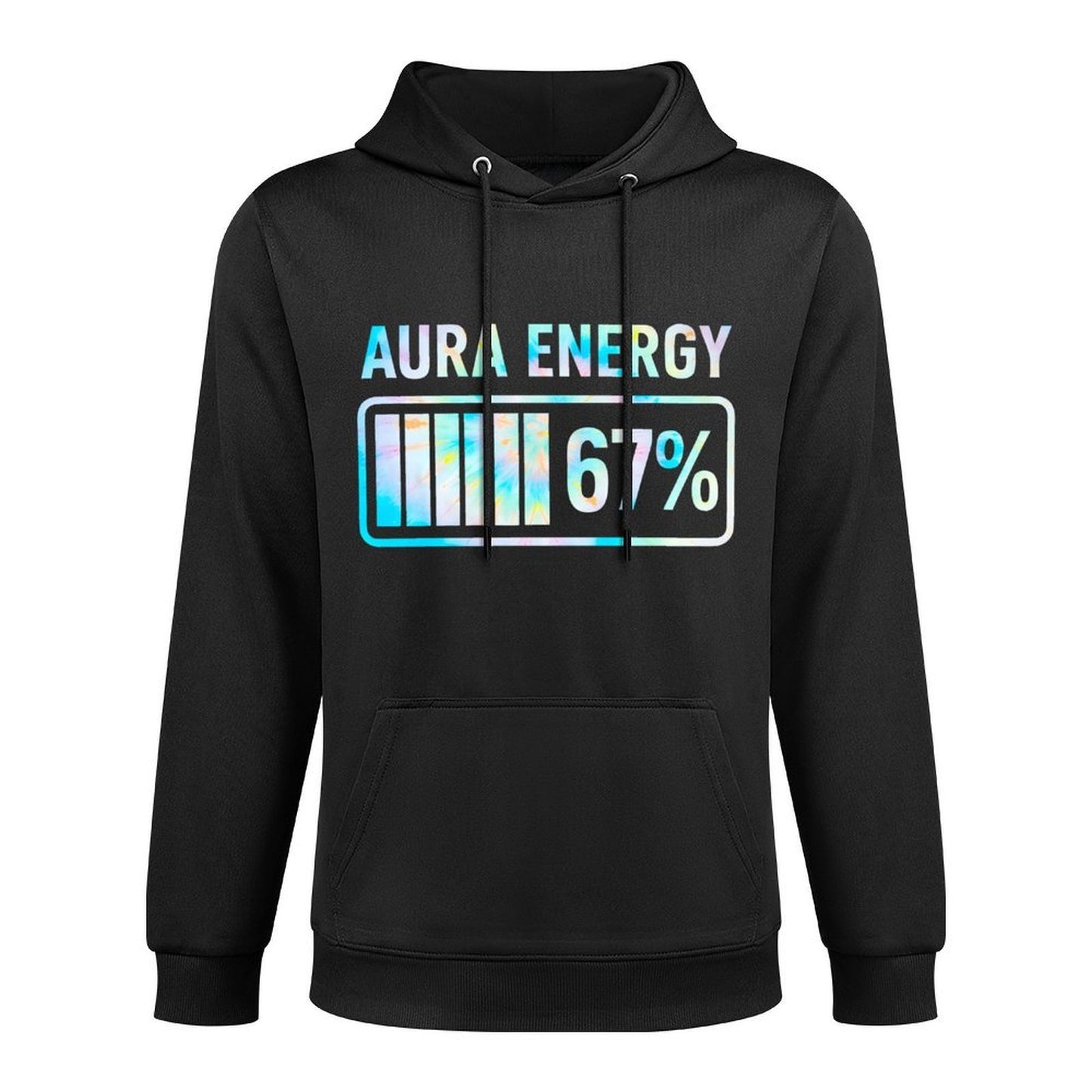 Aura Energy 67 Funny Six Seven Meme Gen Alpha Slang Relaxed Fit Hoodie