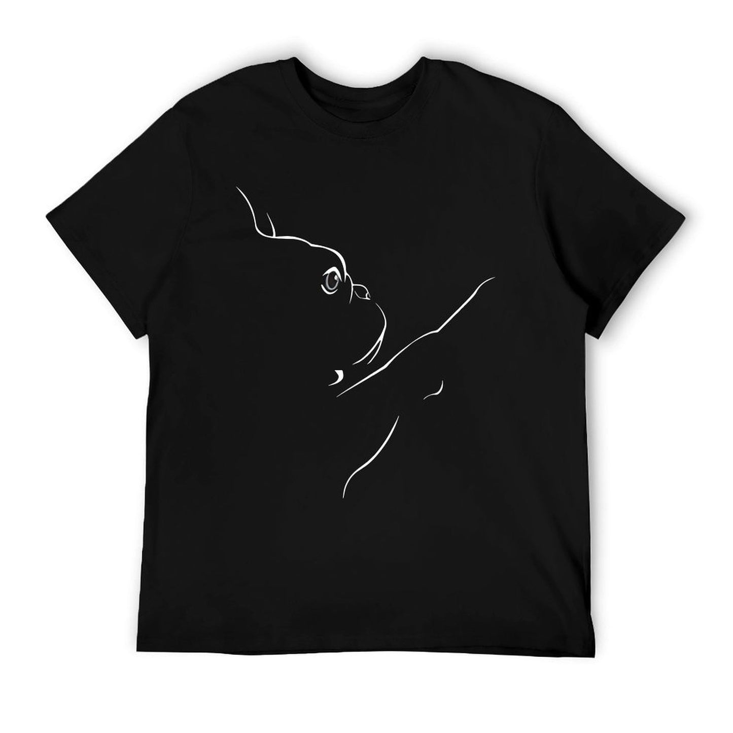 French Bulldog Illustration Line Art Bulldog Lovers T-Shirt