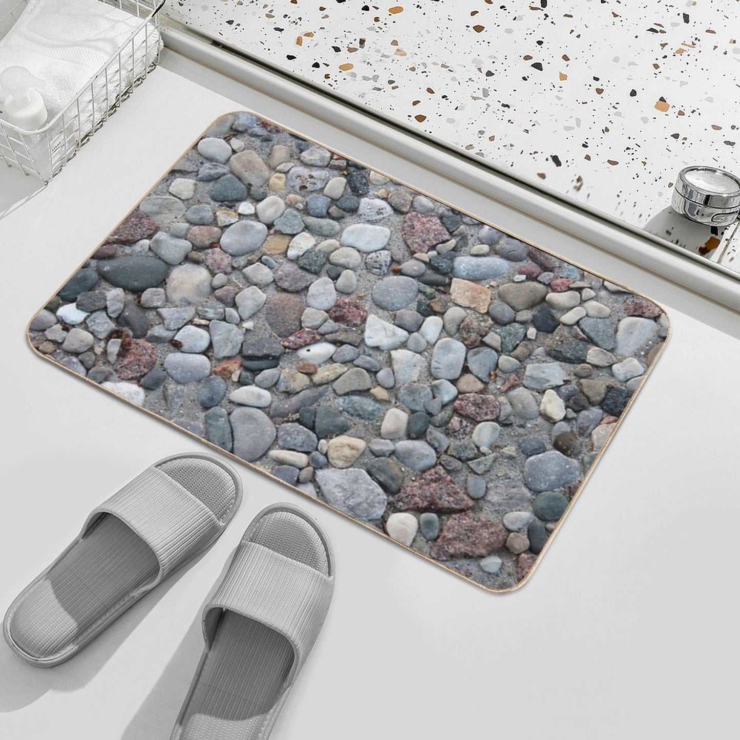 Pebble Beach  Pet-Safe Bath Mat