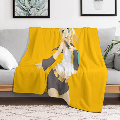 Kagamine Rin Throw Blanket
