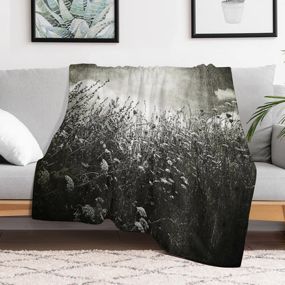 Counting Flowers Like They Were Stars Throw Blanket