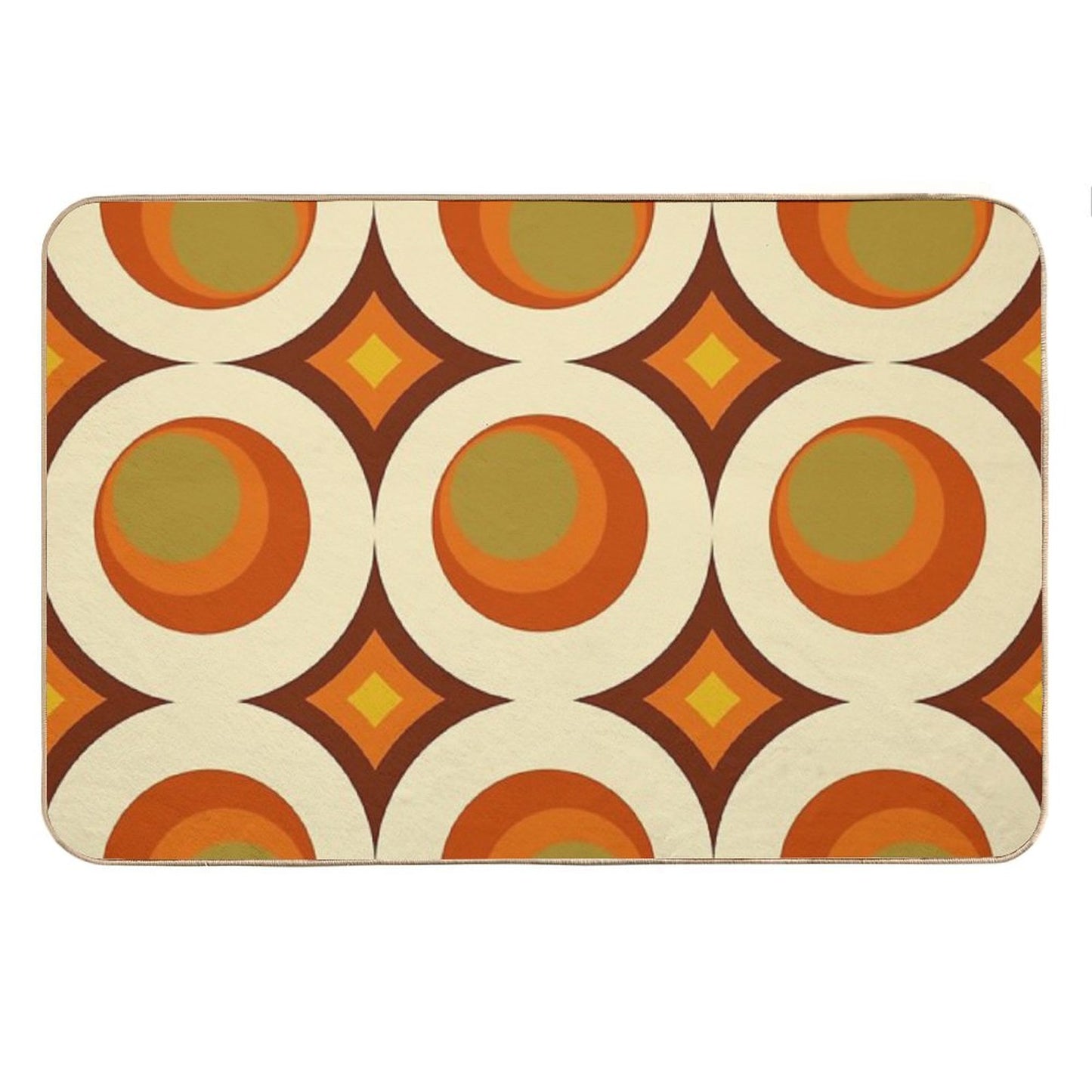 Mid-Century Modern 70s Bath Mat