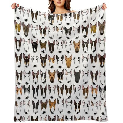 A Metre Of Bullies Throw Blanket