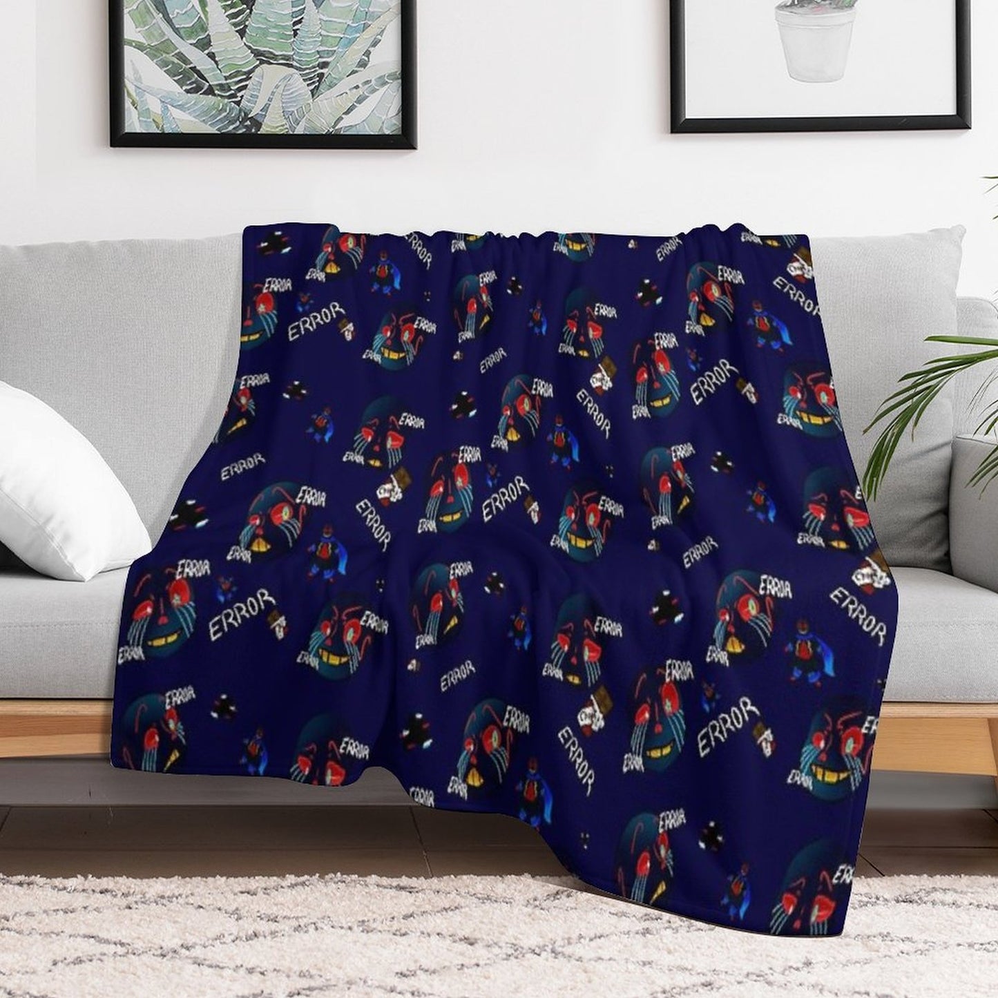 Error Pattern Throw Blanket