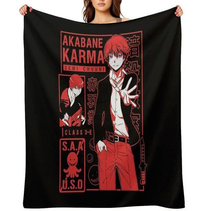 KARMA AKABANE Classic Throw Blanket