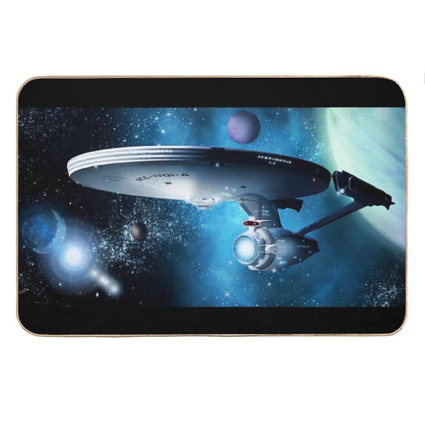 Enterprise A - Where Silence Has Lease Bath Mat