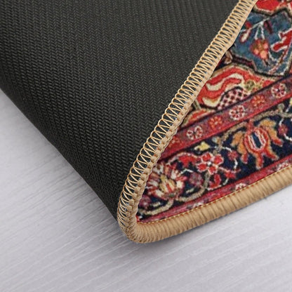 Kashan Poshti Central Persian Rug Print Bath Mat