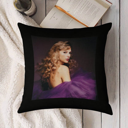 Speak Now Taylor Swift Linen Throw Pillow Cover