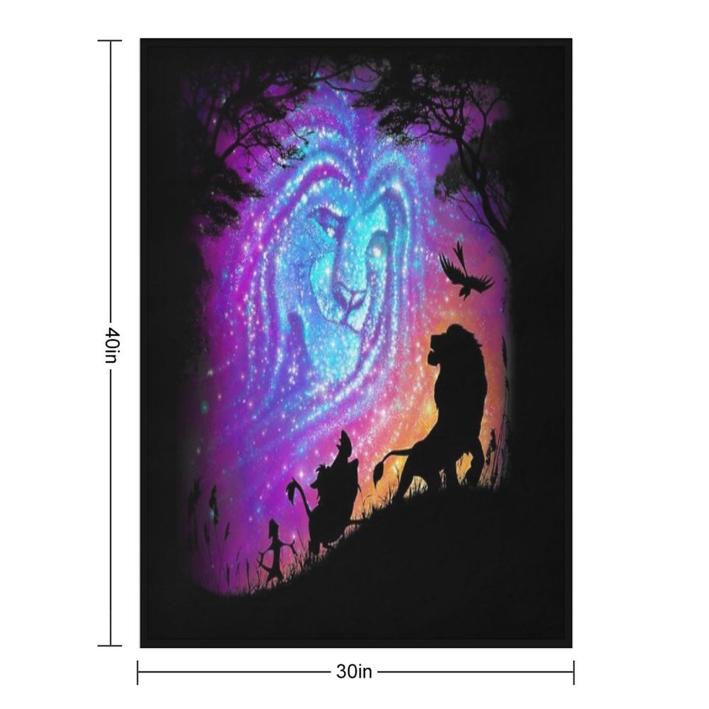 He Lives In You Throw Blanket