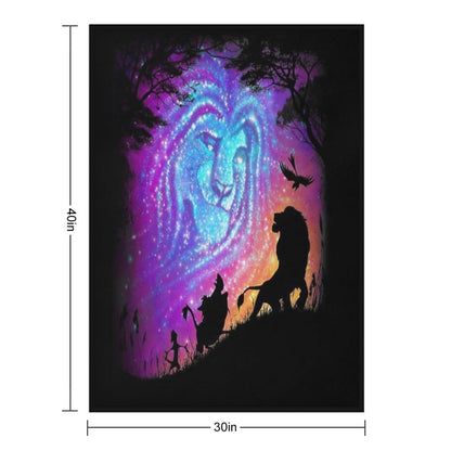 He Lives In You Throw Blanket