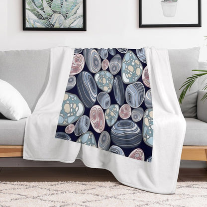 Pattern Stones Throw Blanket