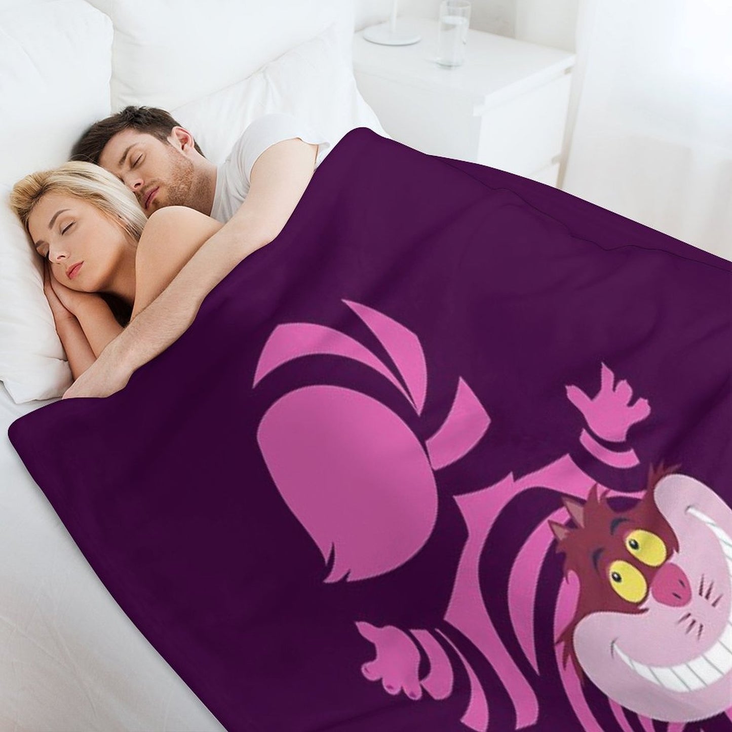 De-Su Art - Cheshire The Cat Throw Blanket