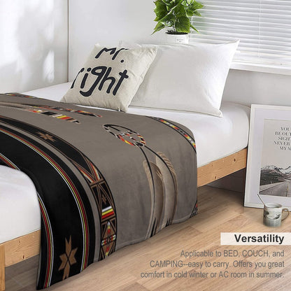 Lakota Design Throw Blanket