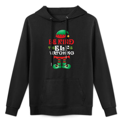Be Kind Teacher Elf Christmas Anti Bullying Kindness Men Women Kids Colorfast Hoodie