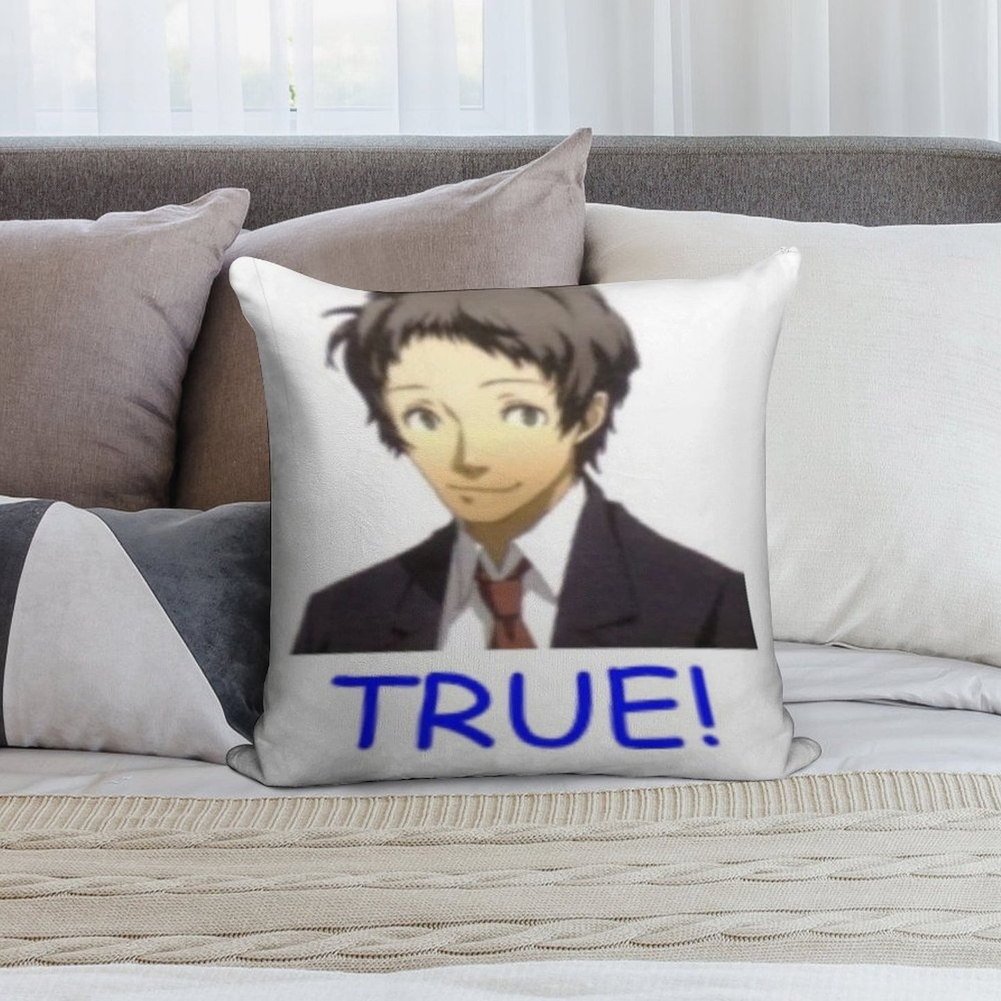 Adachi True Soft Durable Construction Throw Pillow