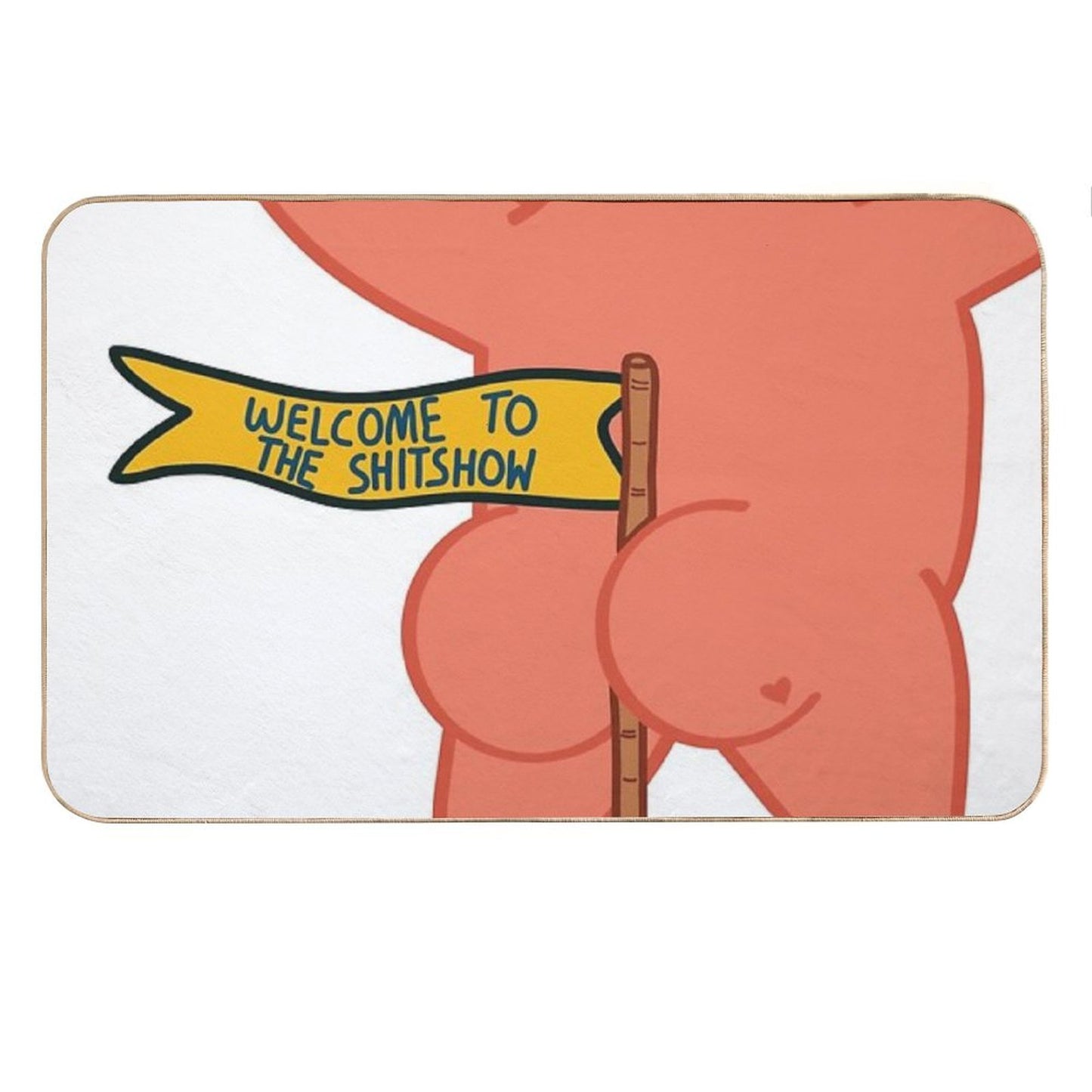 Welcome to The Shitshow Patrick Star Bath Mat