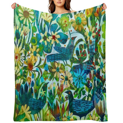 Summer Light, An Este MacLeod Design Throw Blanket