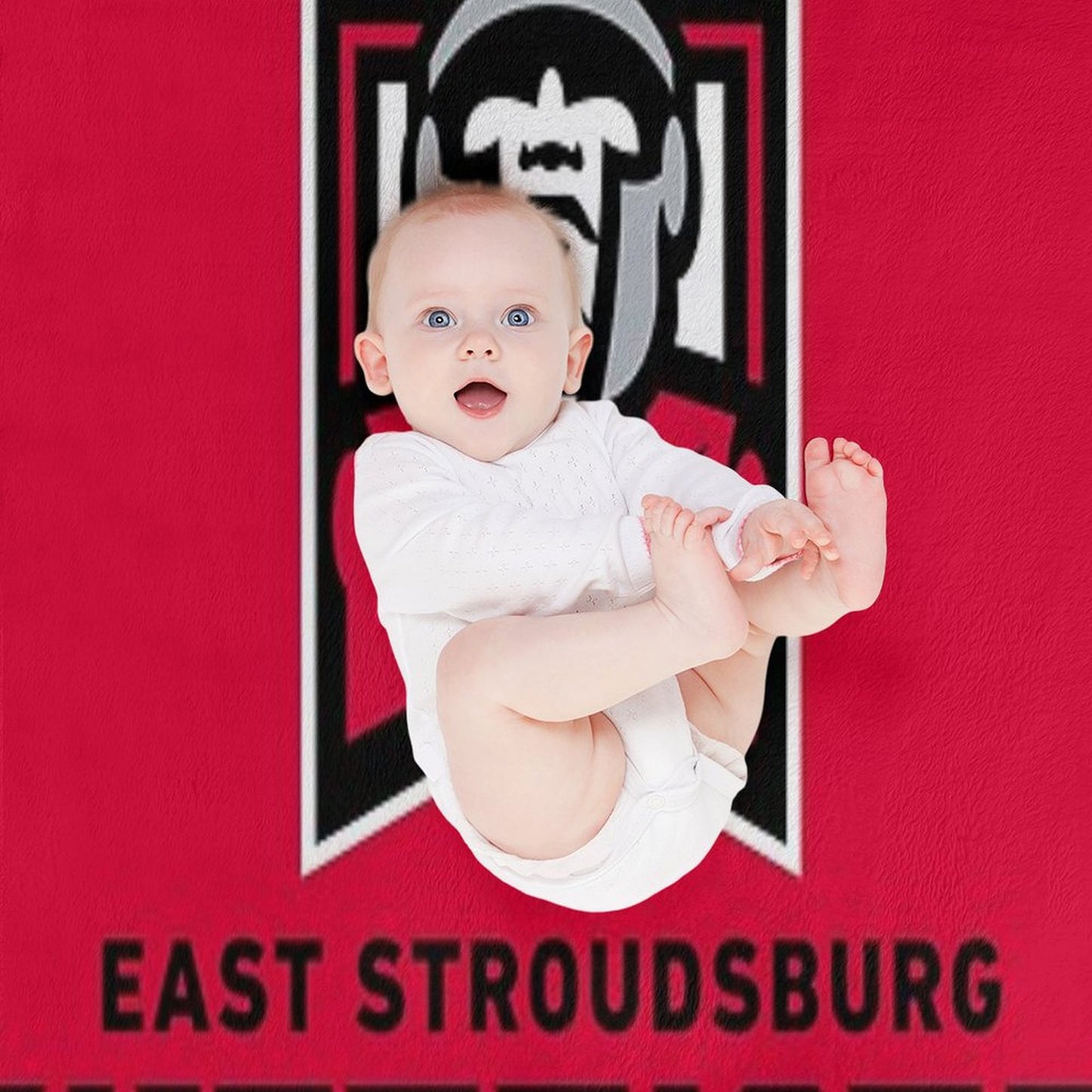 New East Stroudsburg-Warriors Throw Blanket