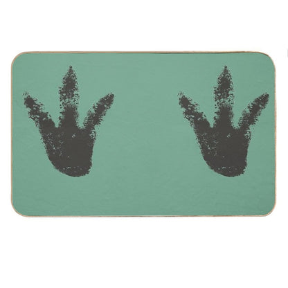 Big Foot Dinosaur Foot Print Design Bath Mat
