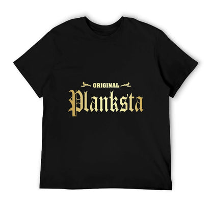 Womens Original Planksta Planster Funny Planks Pilates Workout T-Shirt