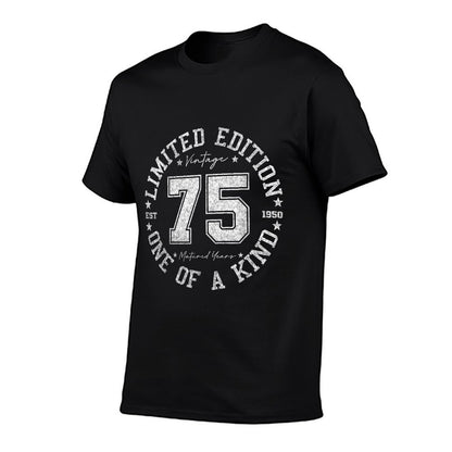 75 Year Old Gifts Vintage 1950 Limited Edition 75th Birthday T-Shirt