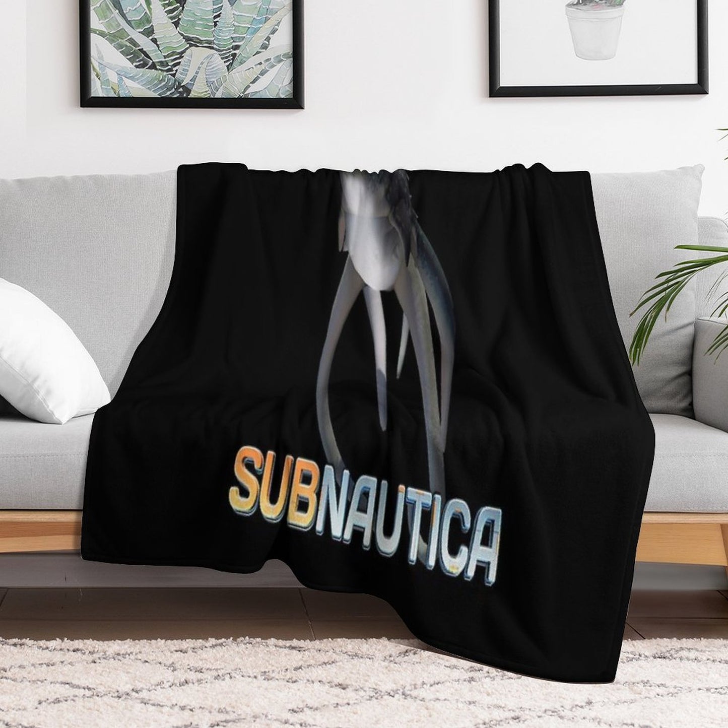 Subnautica - Cuddlefish Throw Blanket